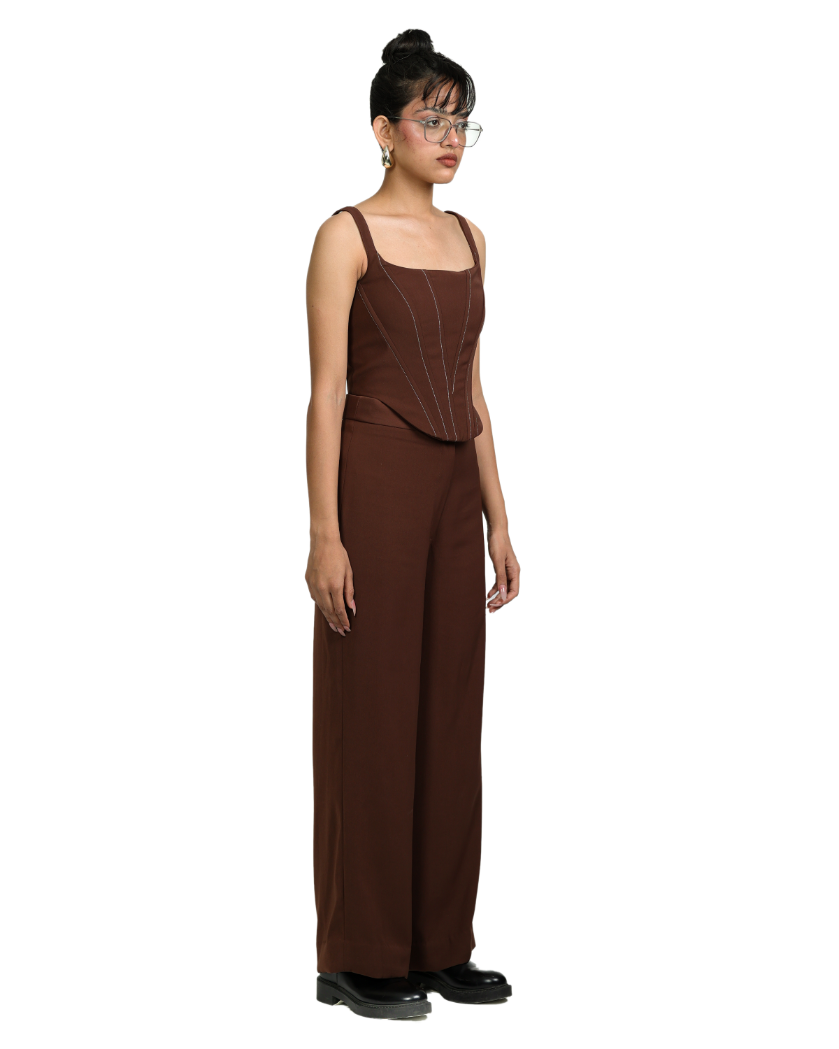 Knotty Corset - Brown