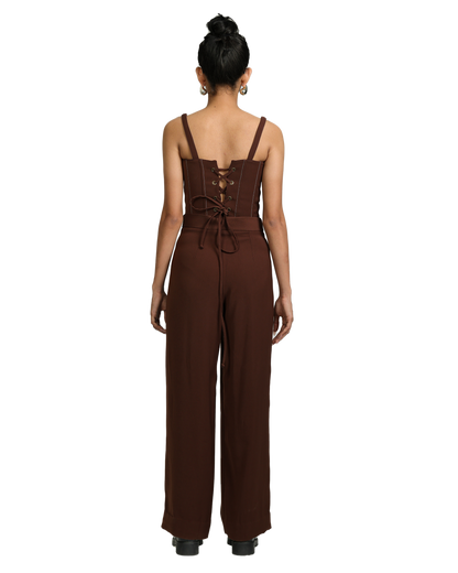 Knotty Corset - Brown