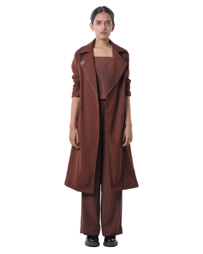 Trench Coat - Brown