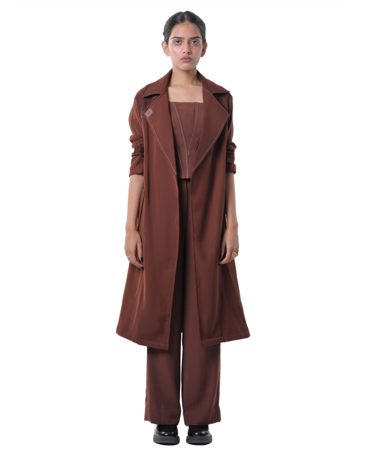 Trench Coat - Brown