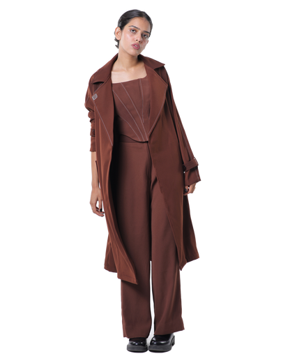 Trench Coat - Brown