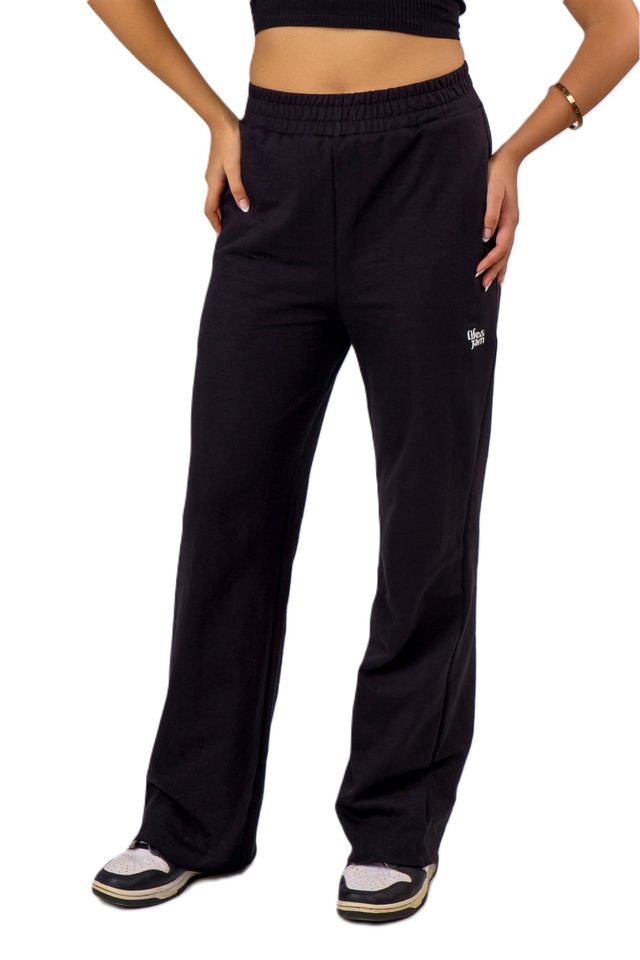 Straight-fit Everyday Lounge Pants - True Black