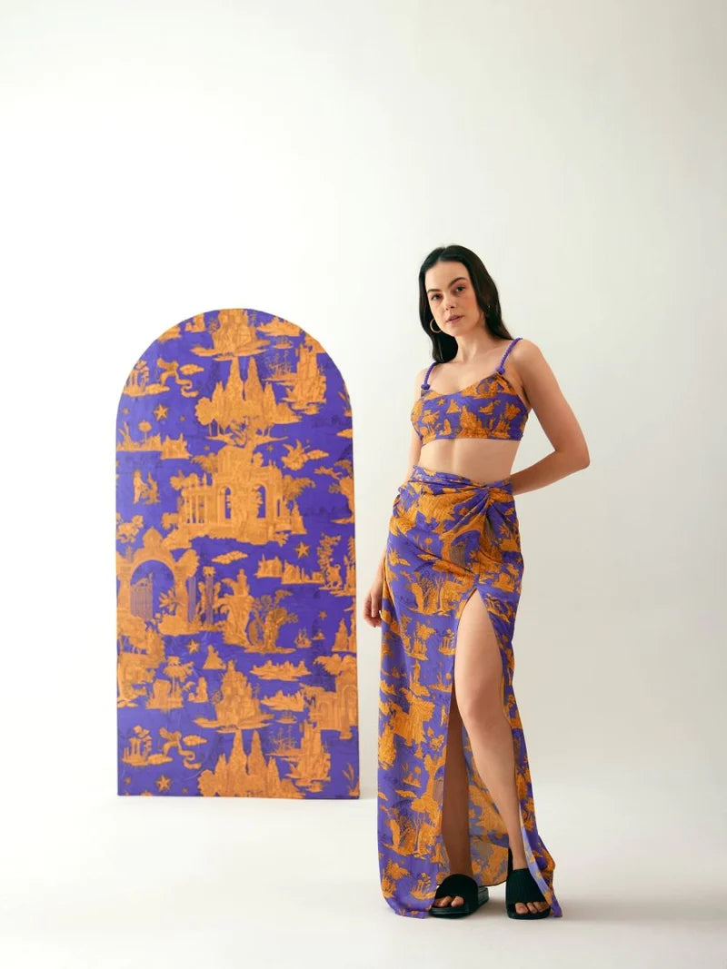 Columbus Bikini Set with Synoro Skirt Fotia