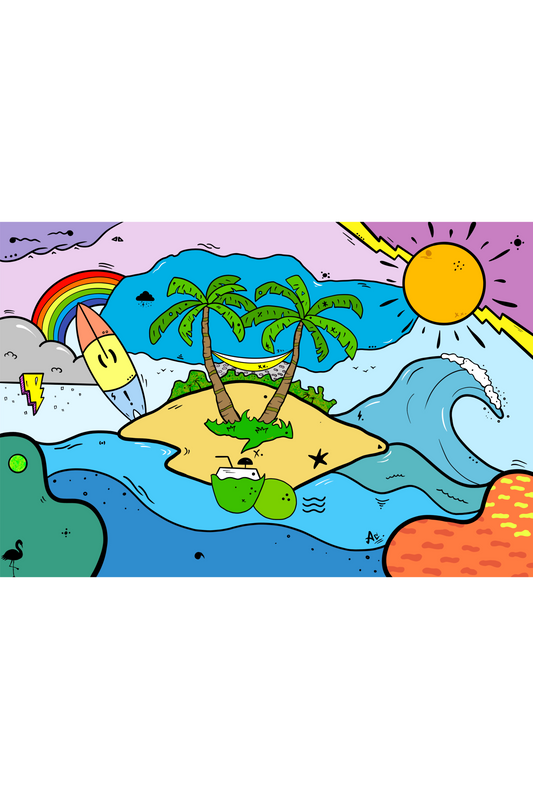 Paradise Island – Desk Art