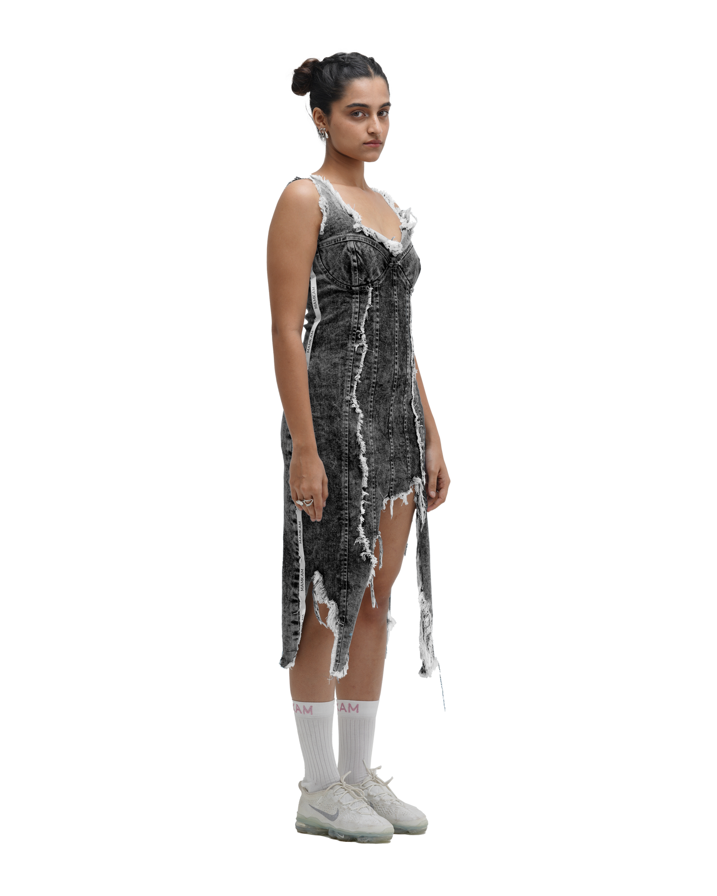 FRAY DAY DRESS - BLACK