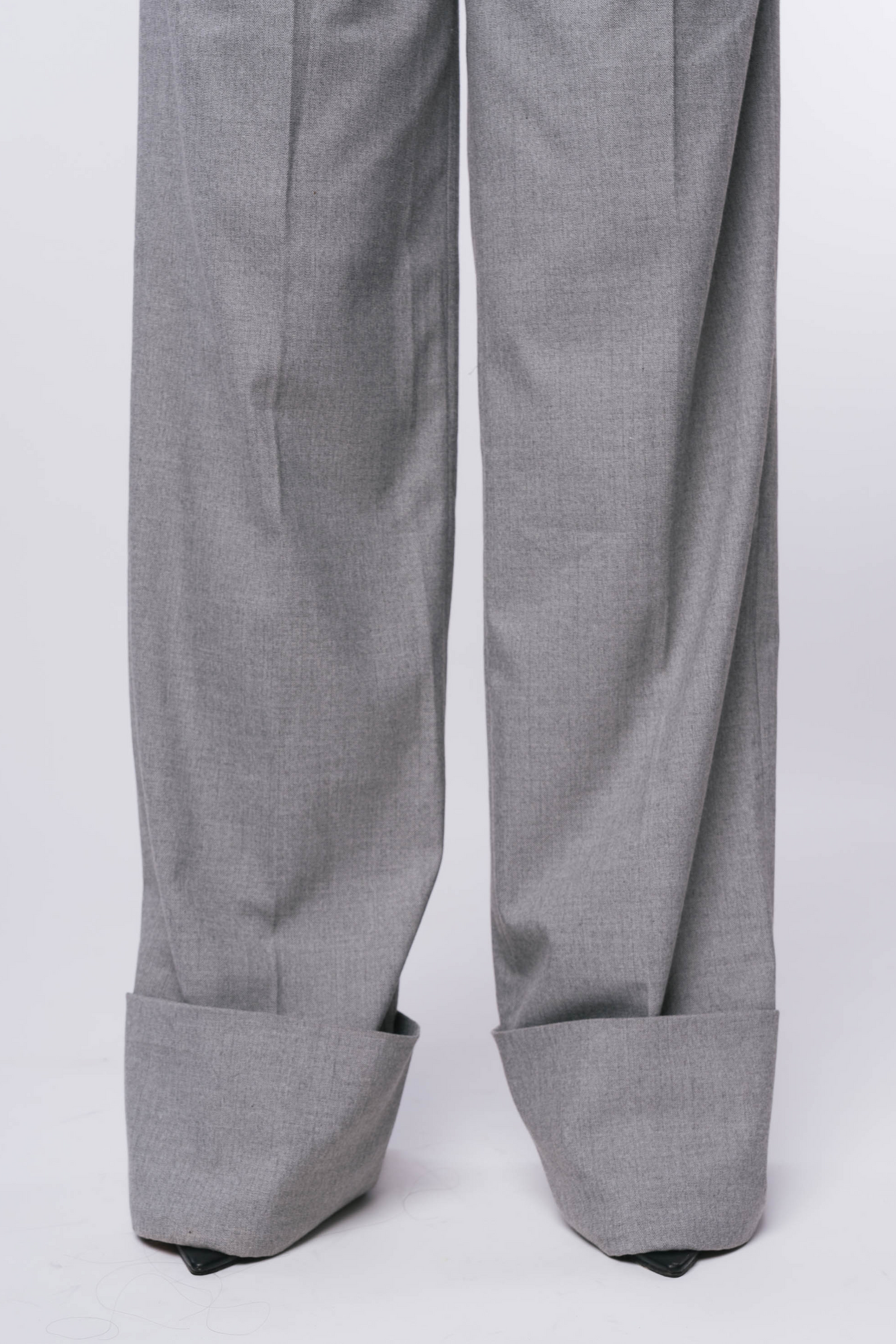 Grey Cuff Trousers