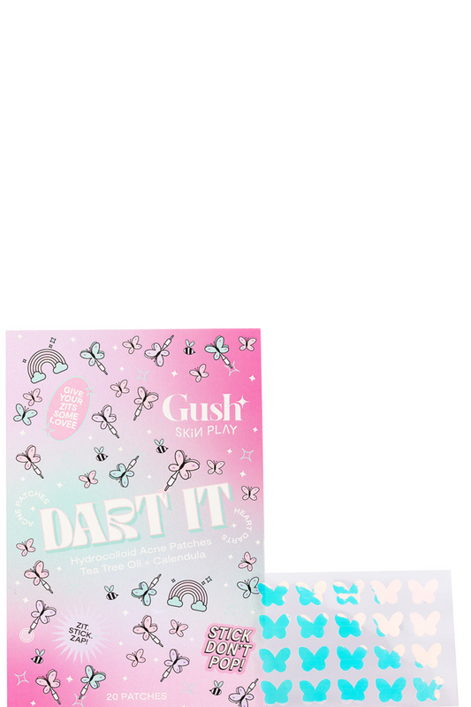 Gush Beauty Pimple Patches for Healing Acne, Zits and Blemishes  - Holographic Butterfly