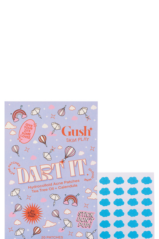 Gush Beauty Pimple Patches for Healing Acne, Zits and Blemishes  - Blue Clouds