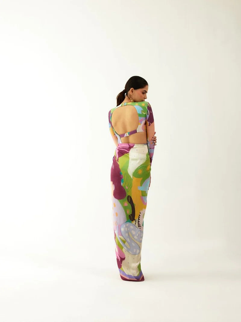 Halo Surfsuit with Beach Bum Sarong Paolozzio