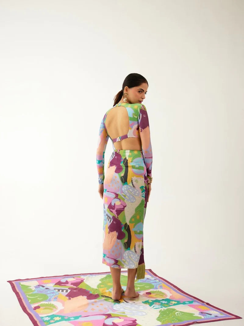 Halo Surfsuit with Vanessa Skirt Paolozzio