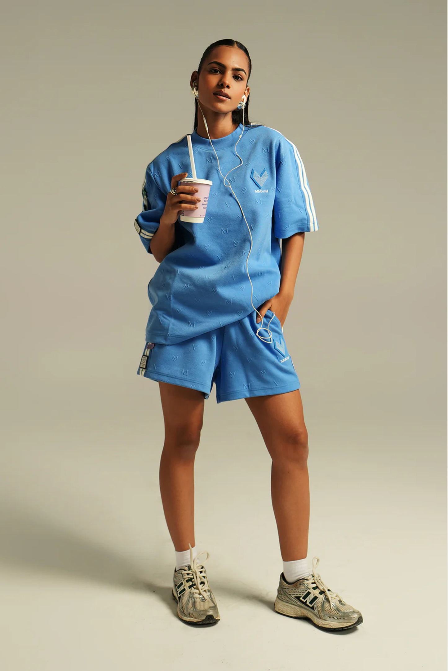 Oversized T-Shirt- Azure Blue