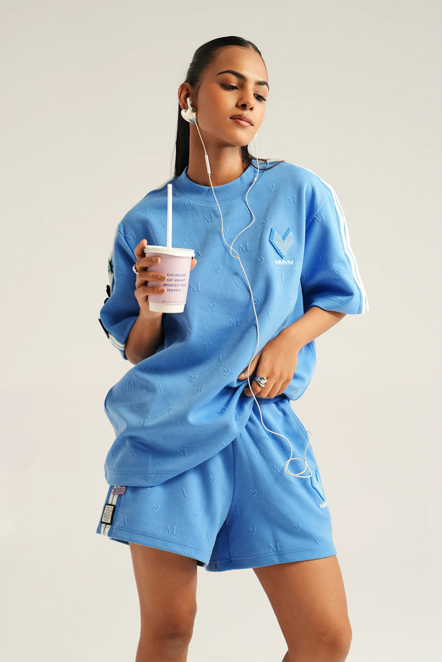 Oversized T-Shirt- Azure Blue