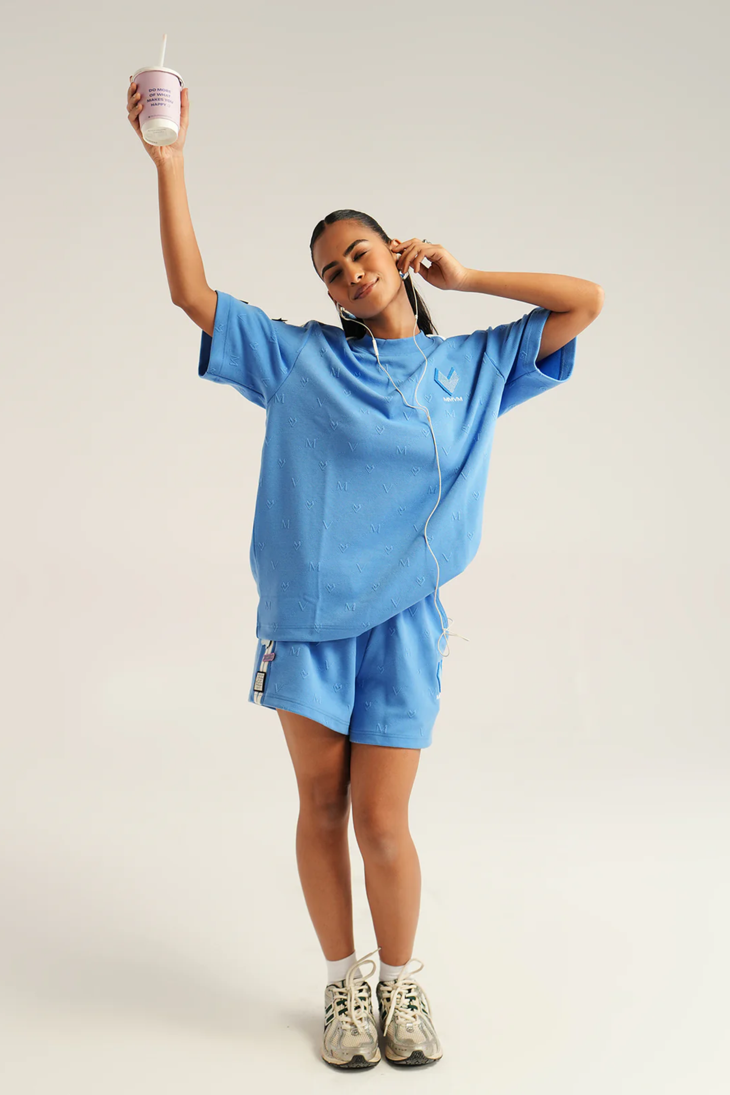 Oversized T-Shirt- Azure Blue