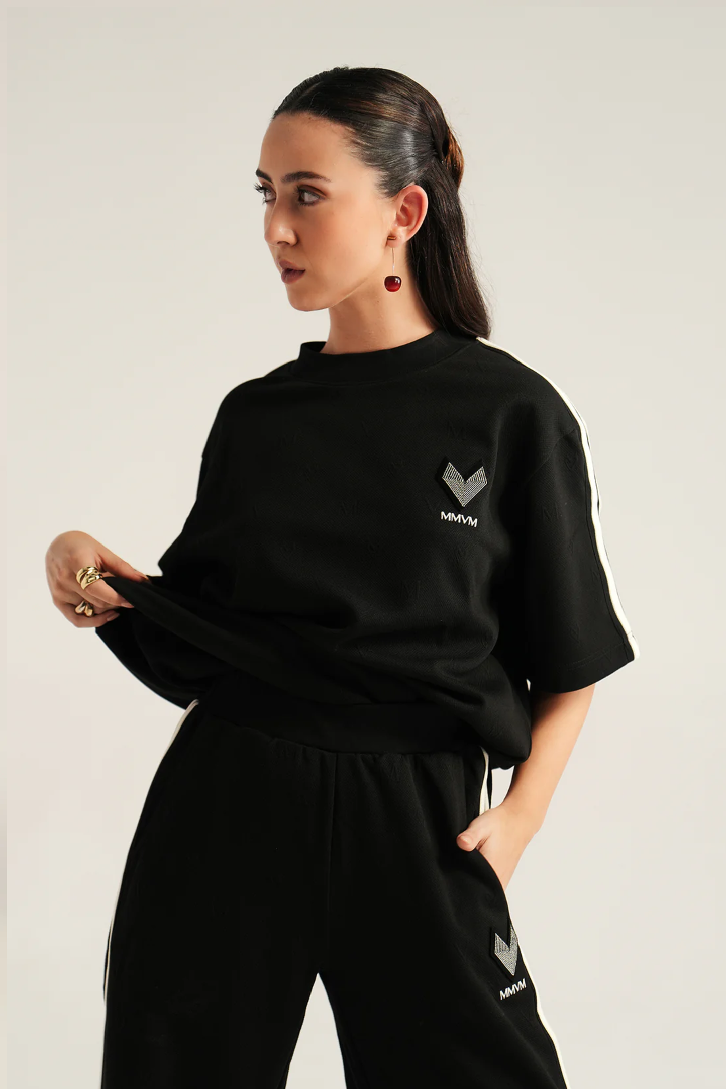 Oversized T-Shirt- Black
