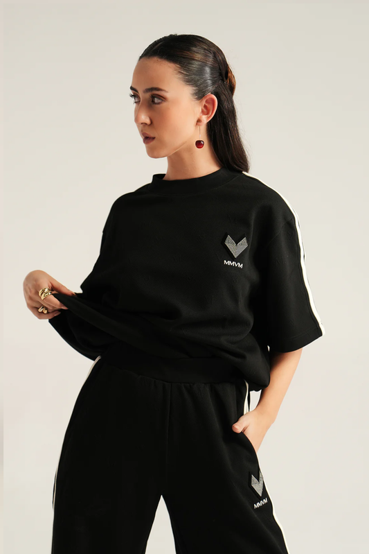 Oversized T-Shirt- Black
