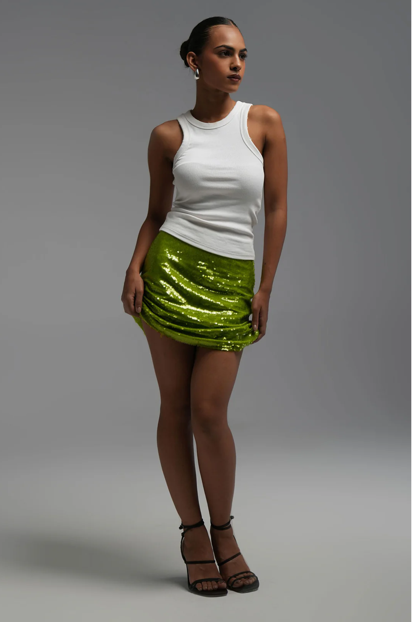 Sequin Skirt- Green