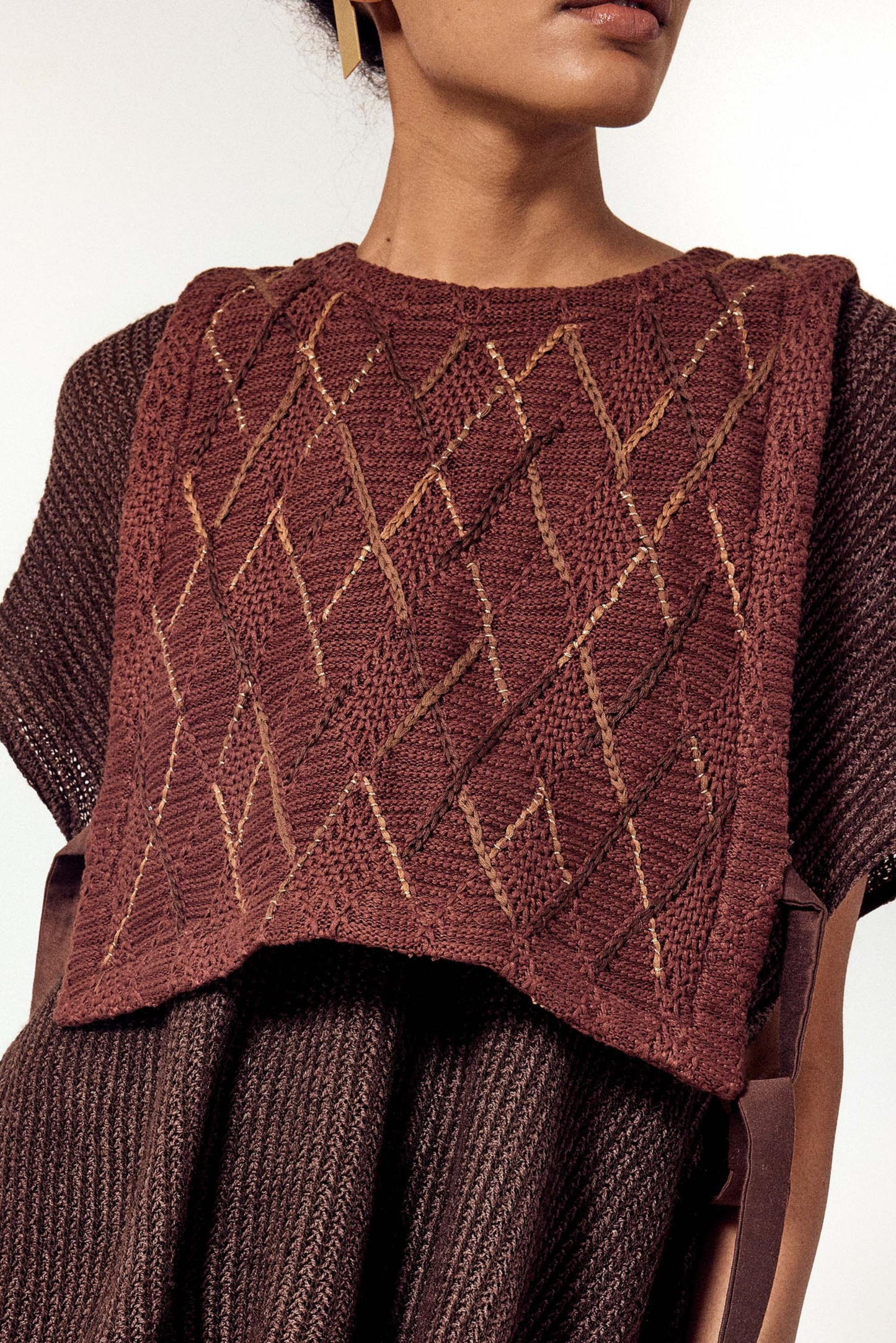 Eleanor Knit Embroidered Vest
