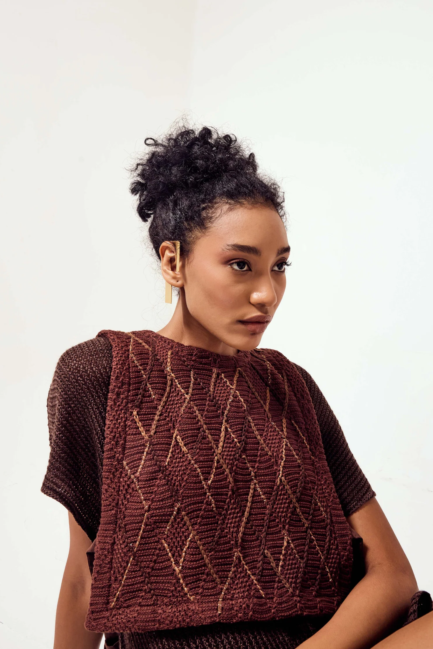 Eleanor Knit Embroidered Vest