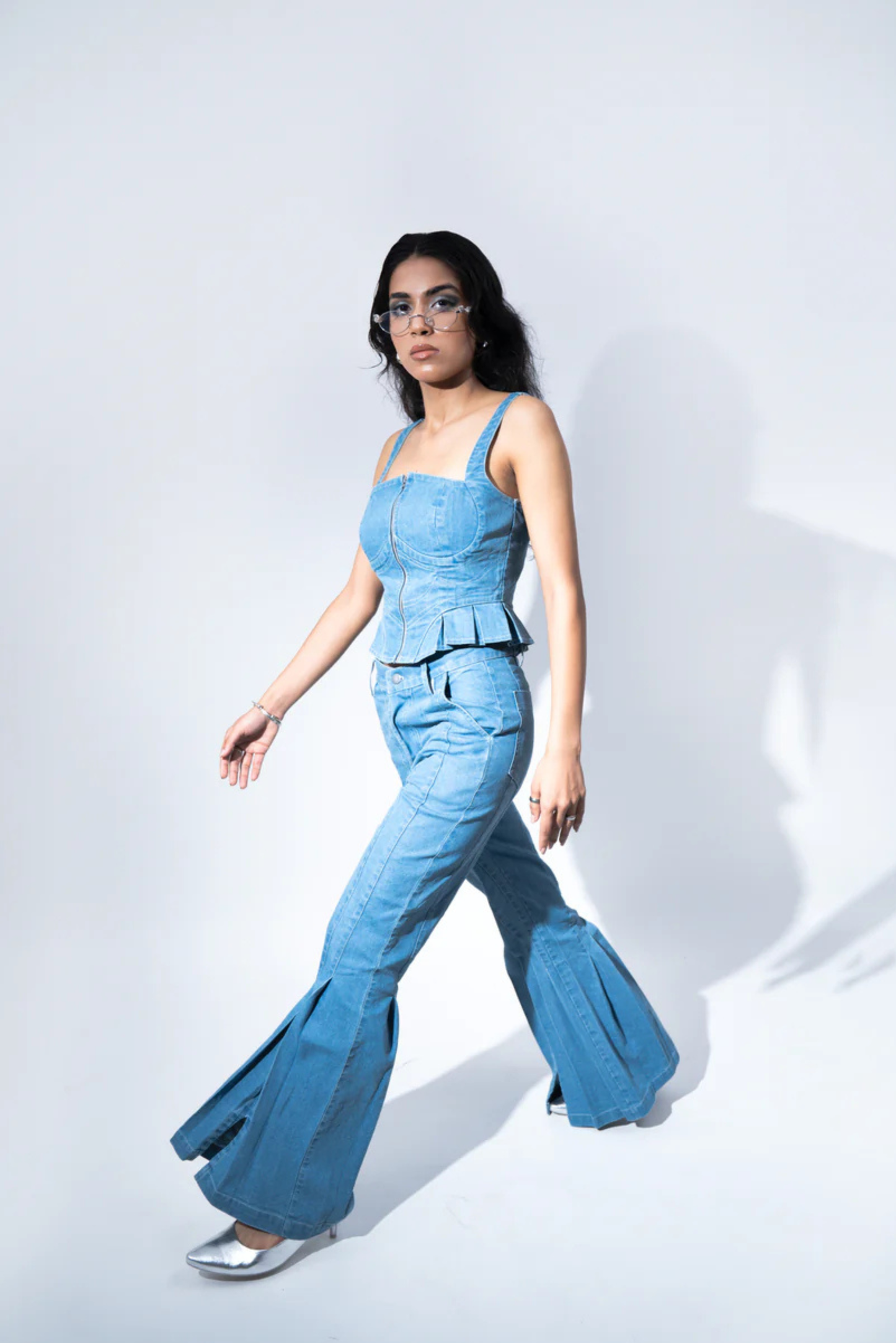 armour denim corset