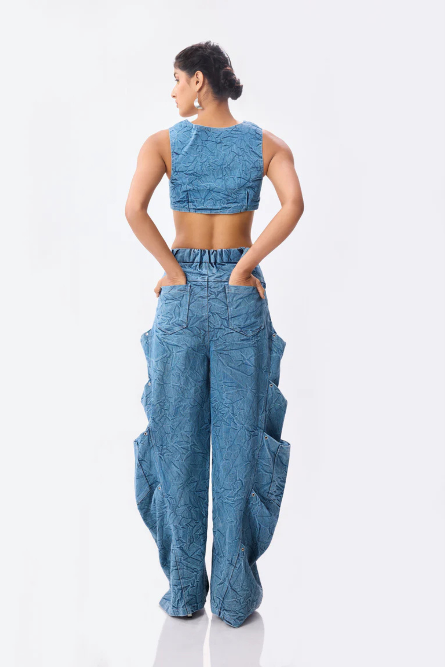 not your usual baggy cargo- blue