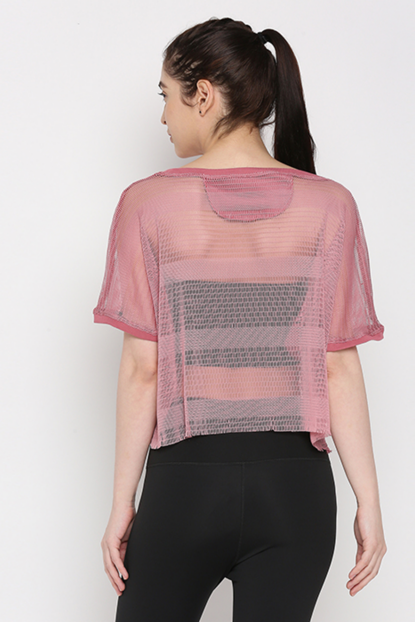 Pink Netted Top