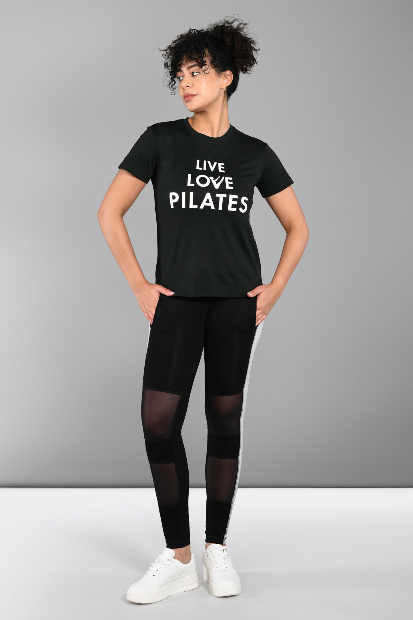 Pilates Black T-Shirt