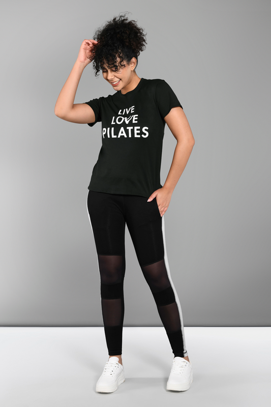 Pilates Black T-Shirt