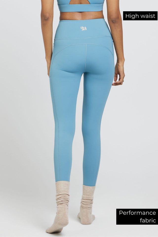 Performance Leggings - Navigator Blue