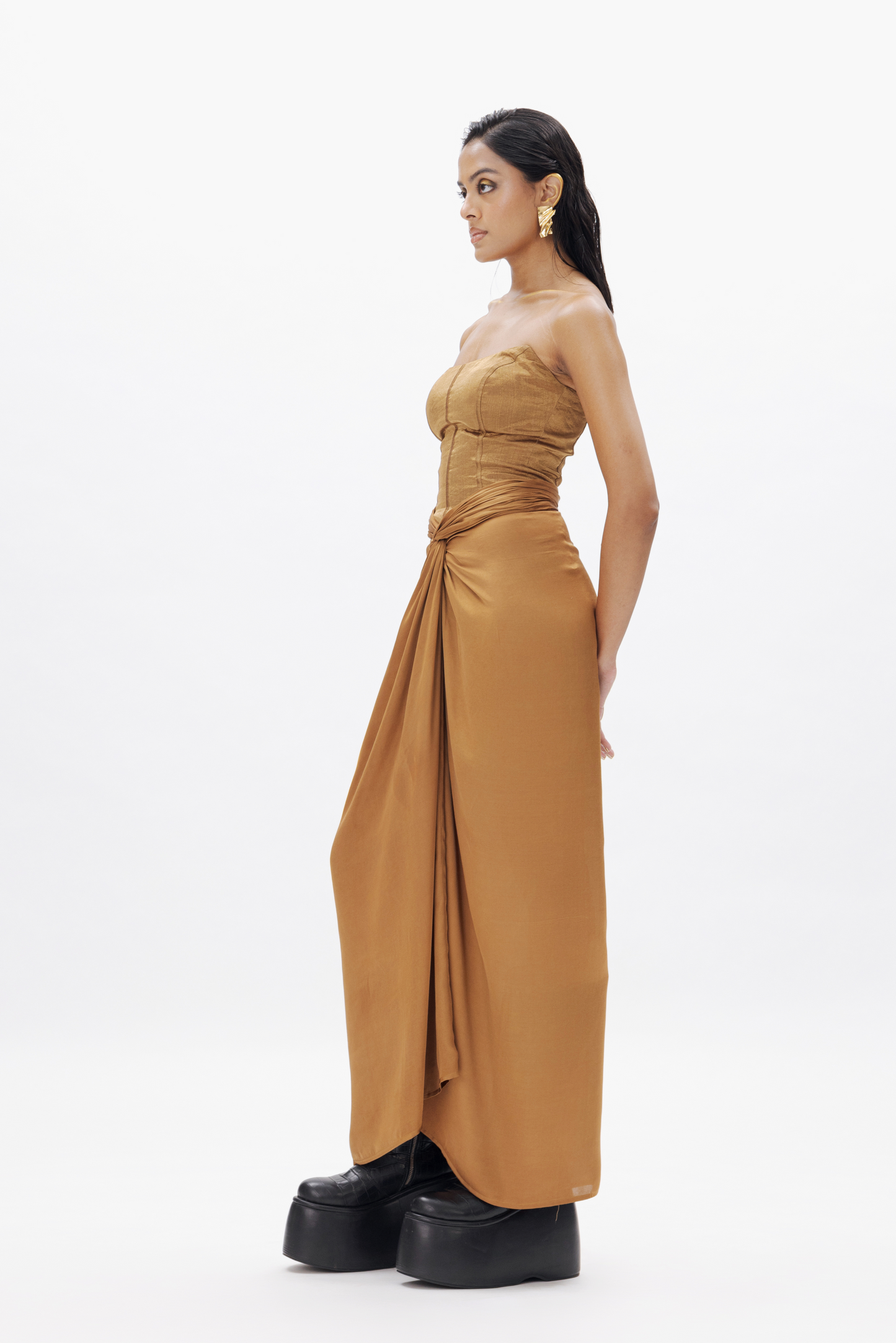 Handwoven Tissue Zari Corset