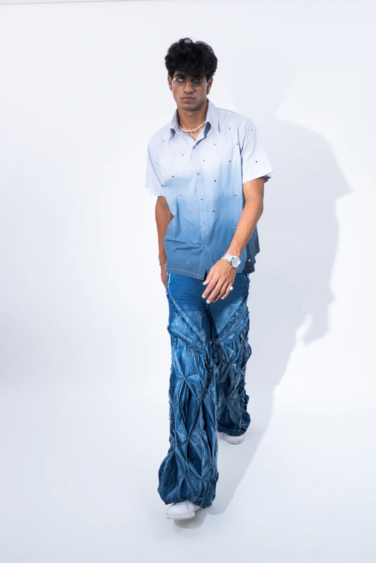 smocked unisex denim 2.0