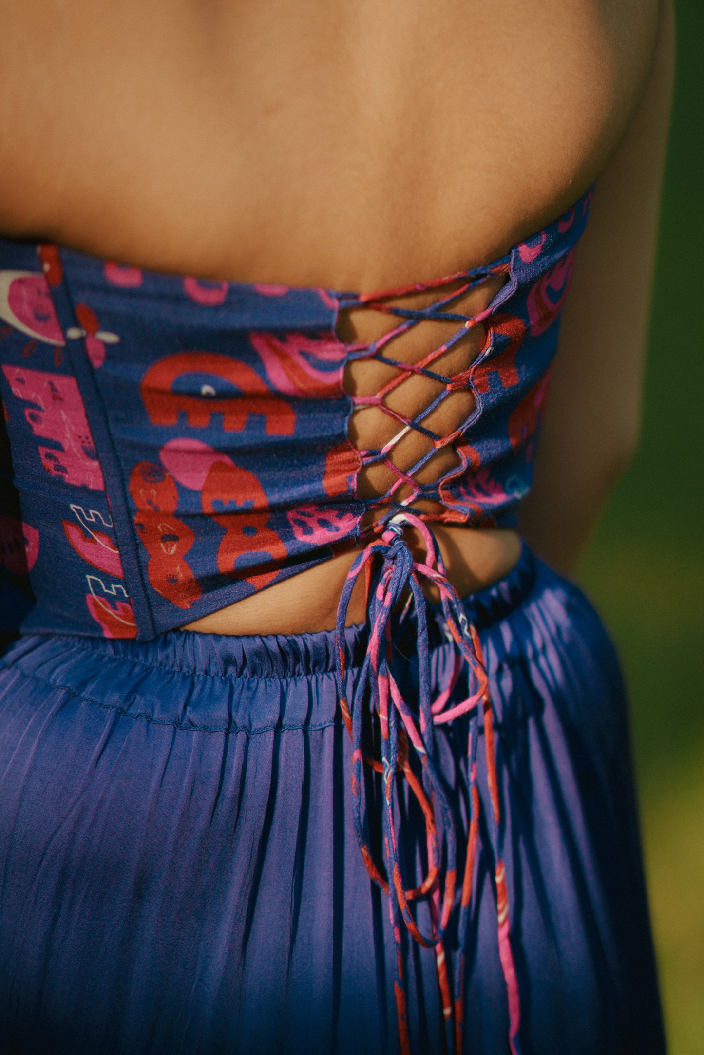 Electric Wildflower Corset