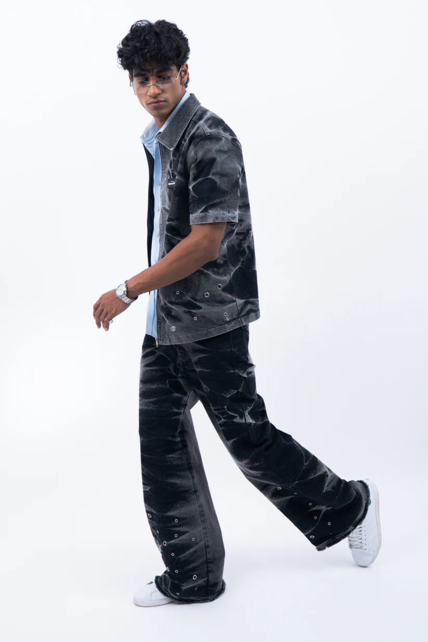 storm rider unisex denim- black