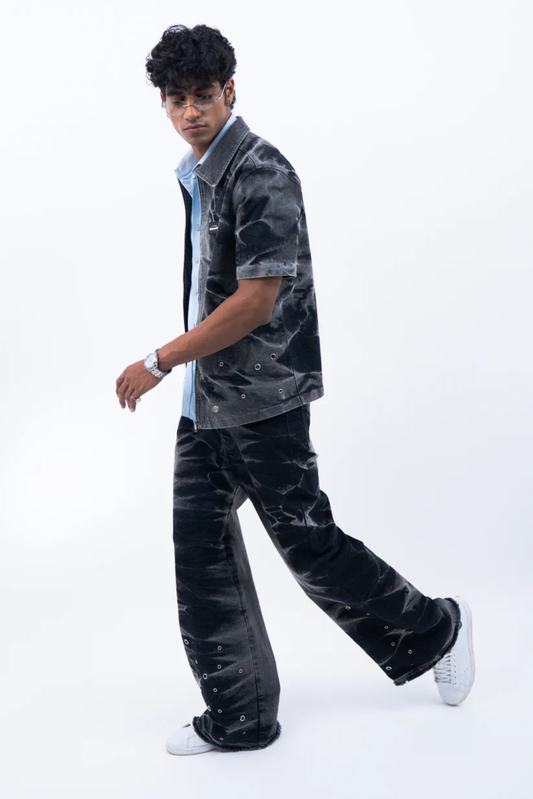 storm rider unisex denim- black