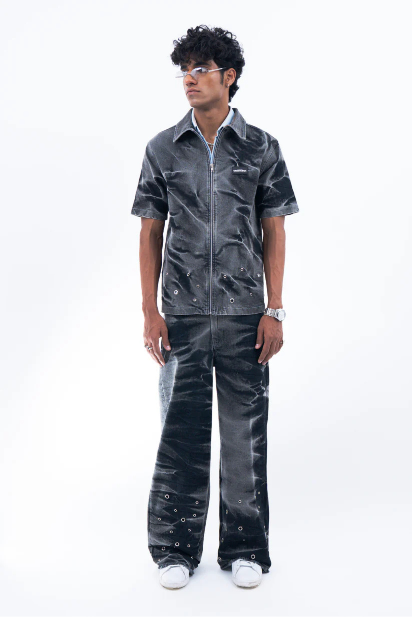 storm rider unisex denim- black