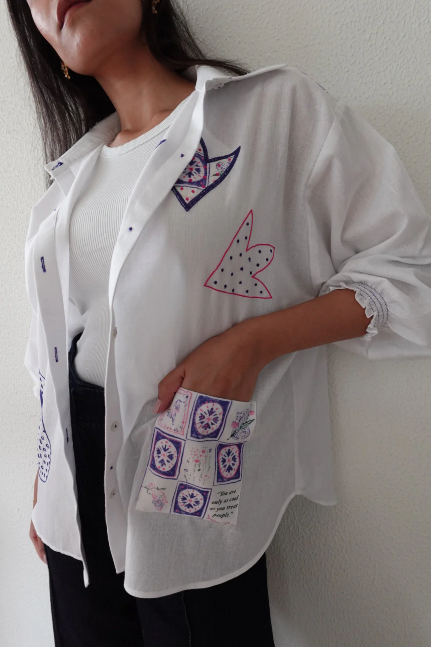 Frosted Cover-Up Shirt