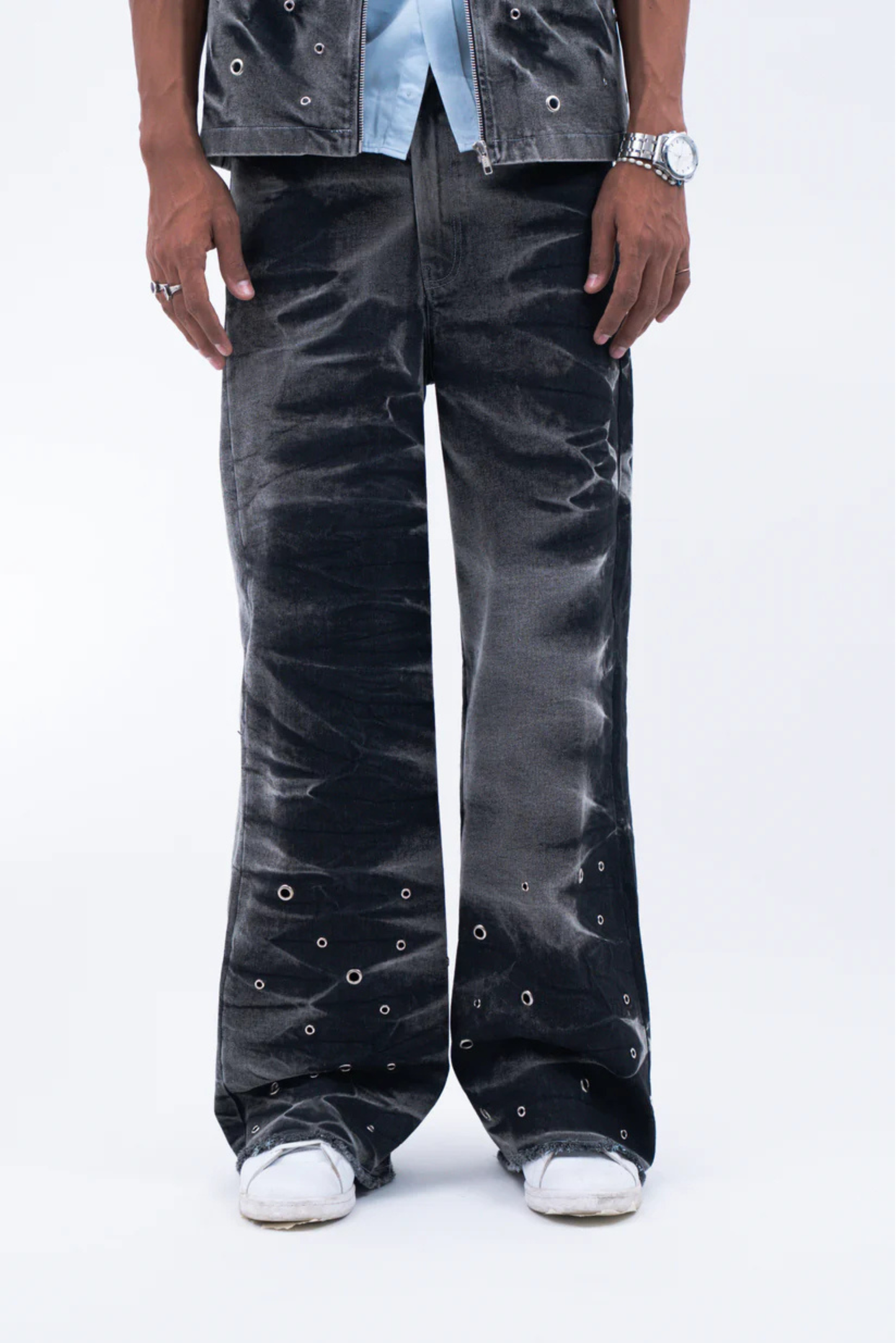 storm rider unisex denim- black