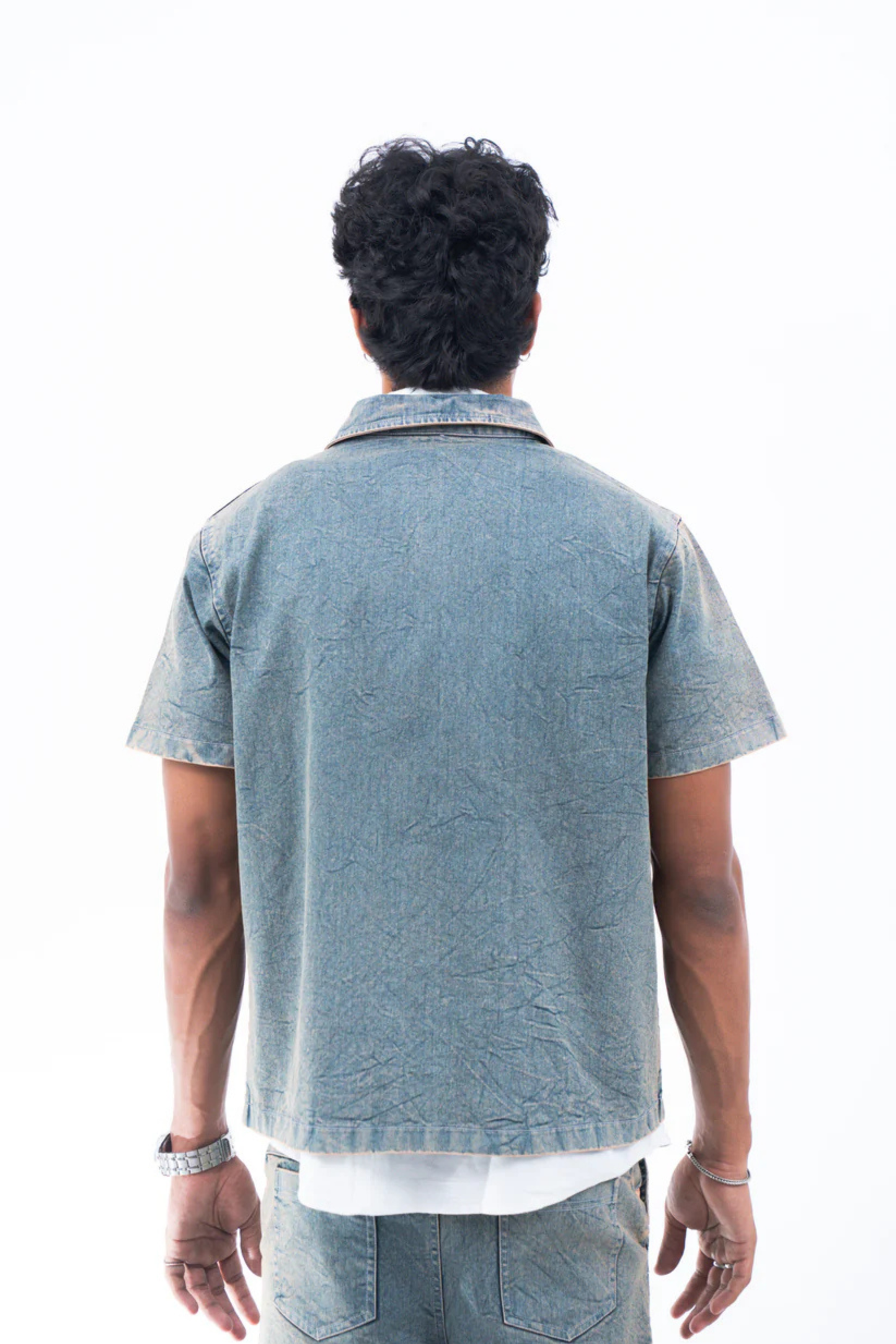 vintage warrior denim shirt