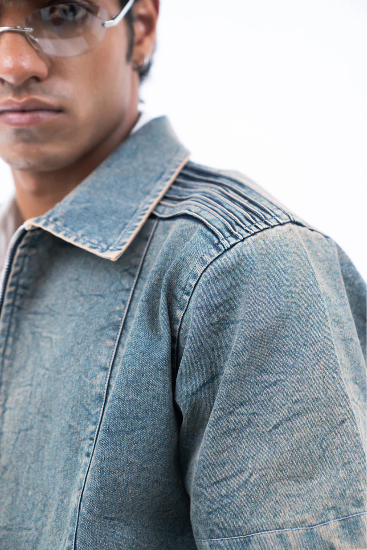 vintage warrior denim shirt