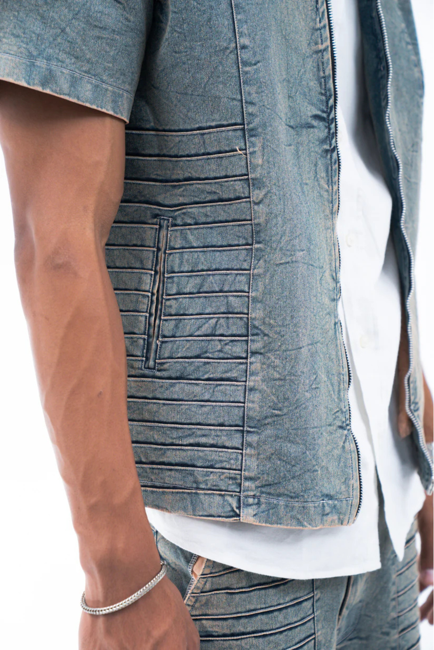 vintage warrior denim shirt