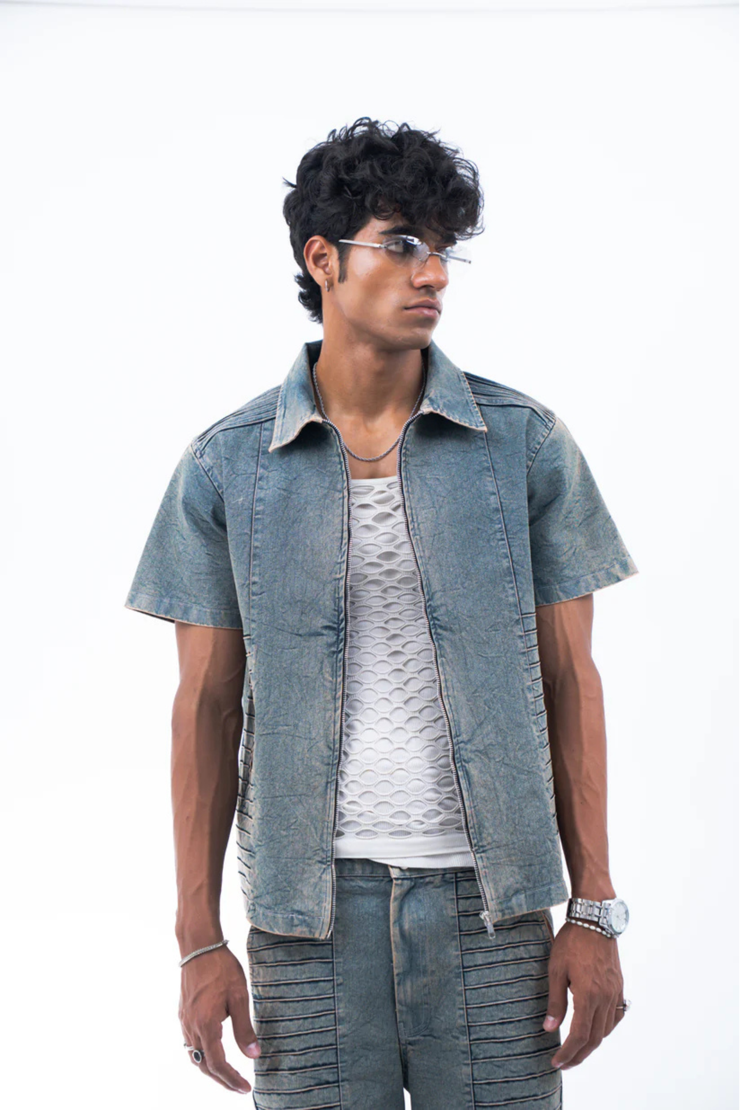 vintage warrior denim shirt