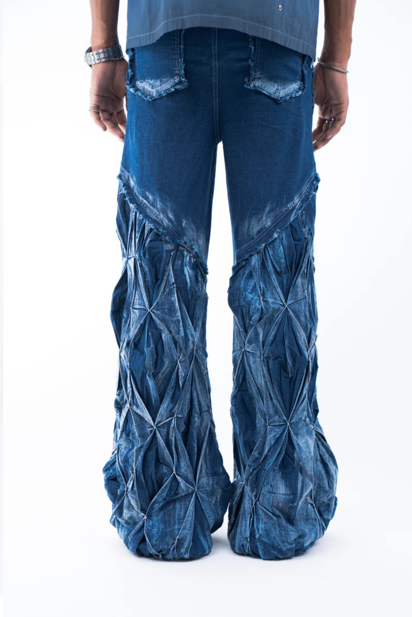 smocked unisex denim 2.0