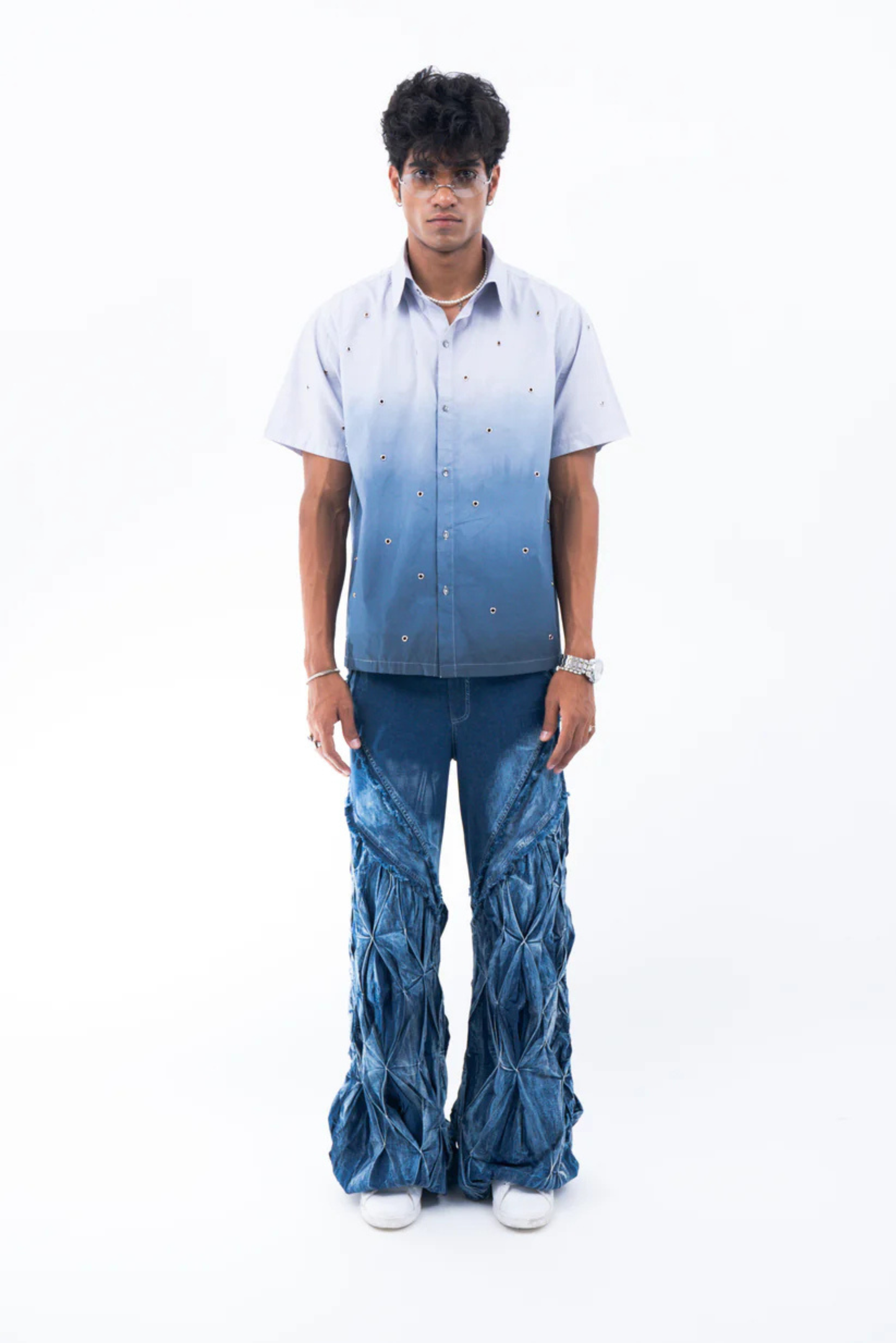 smocked unisex denim 2.0