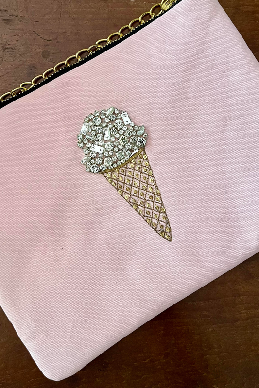 Ice Cream Pochette ( Strawberry Pink)