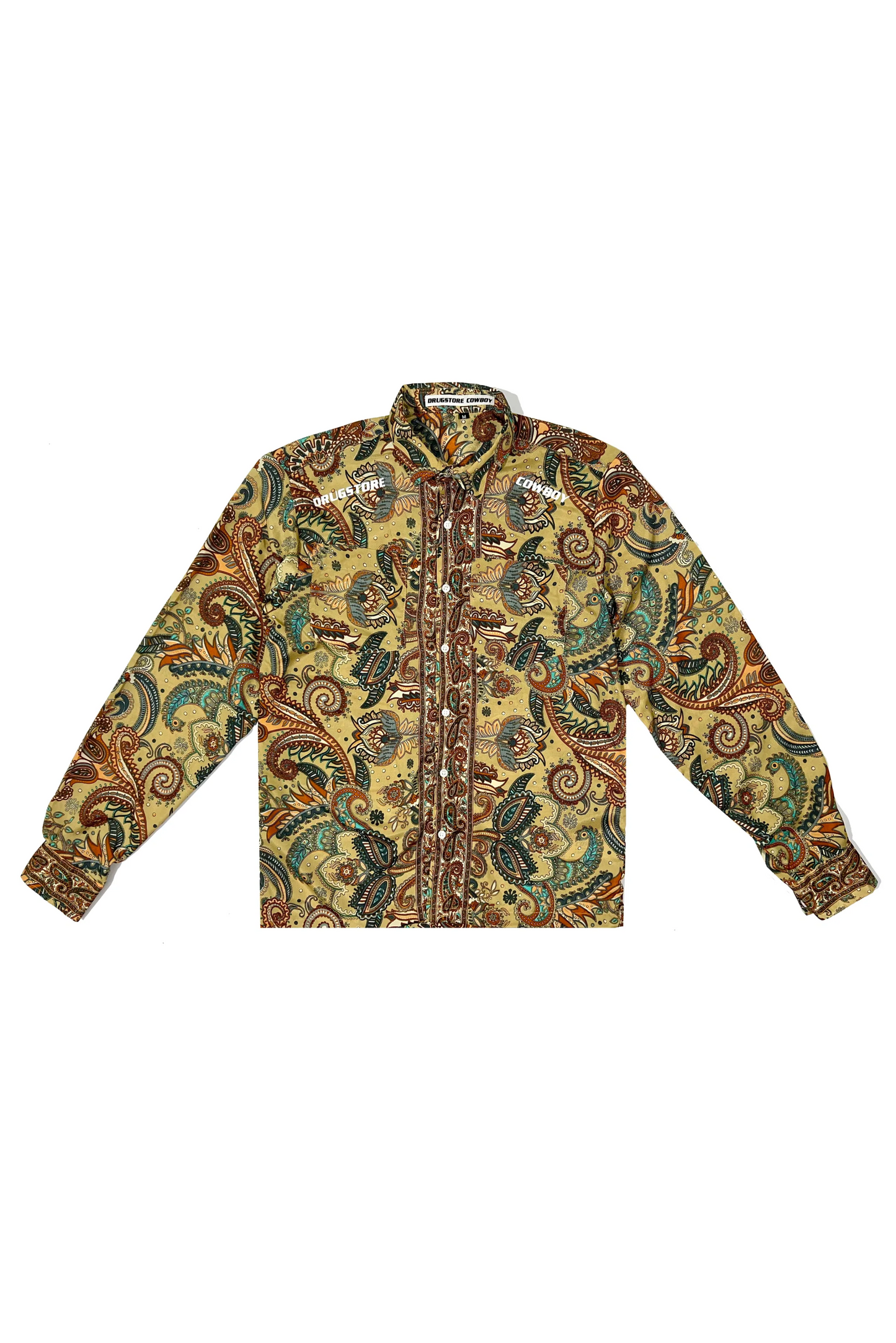 Cowboy Silk Satin Full Sleeve Shirt