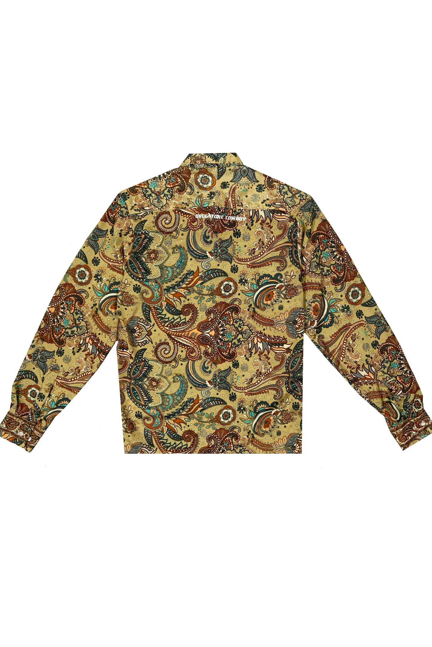 Cowboy Silk Satin Full Sleeve Shirt