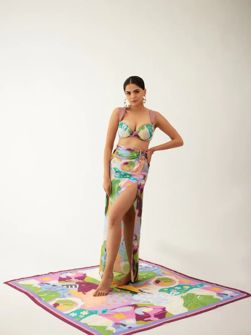 Voutia Bikini Set with Synoro Skirt Paolozzio