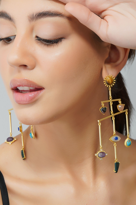 Balancing Act Statement Earrings